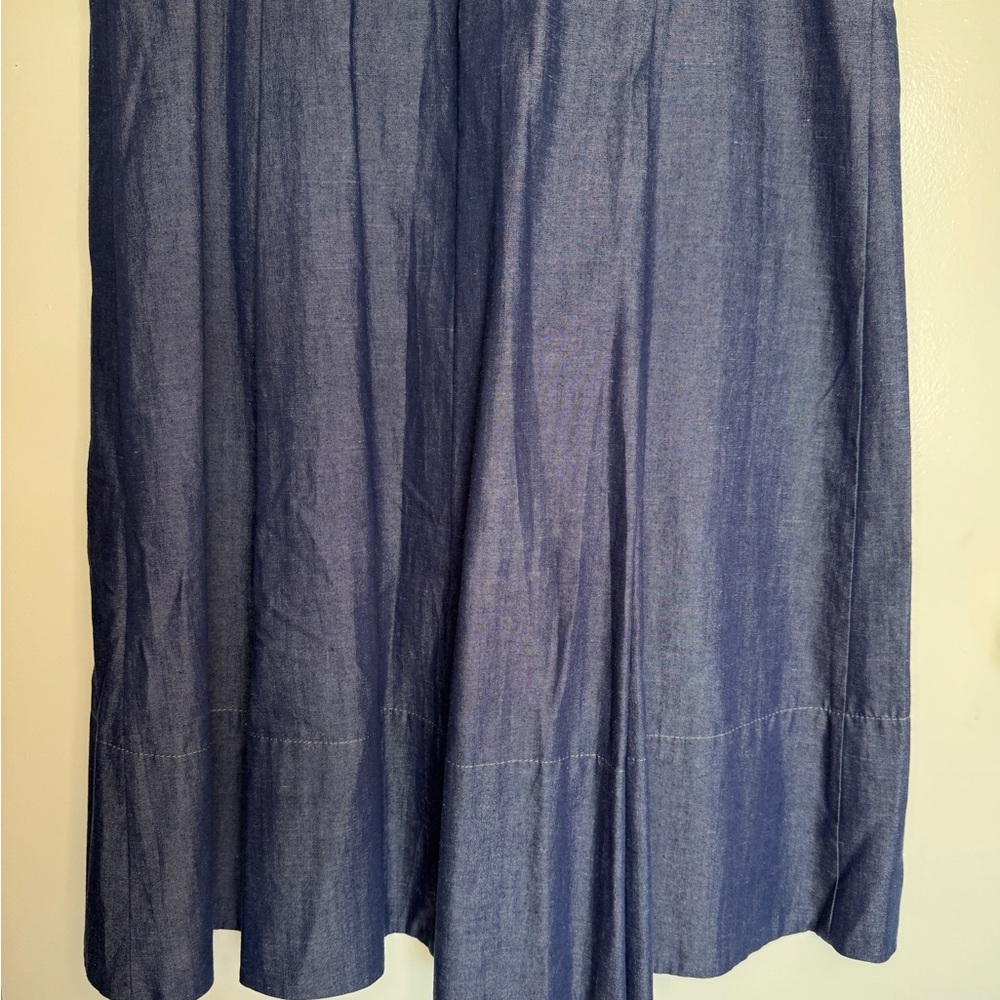 NWT: Vince Denim Shirt Midi Dress - current Season - Picture 11 of 15